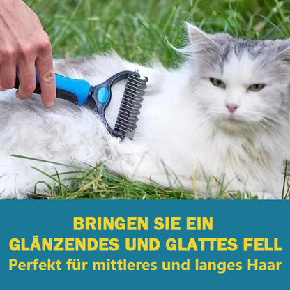 Underpelsbørste for katter og hunder