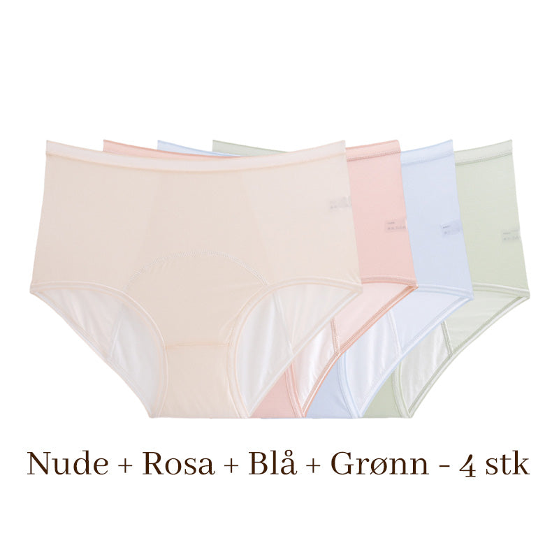 Siste dag med 50 % rabatt - Vaskbare Lekkasjesikre Truser i Store Størrelse for Kvinner L-5XL