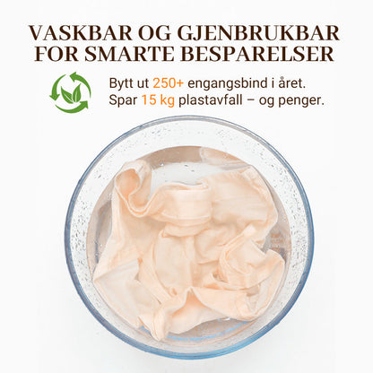 Siste dag med 50 % rabatt - Vaskbare Lekkasjesikre Truser i Store Størrelse for Kvinner L-5XL