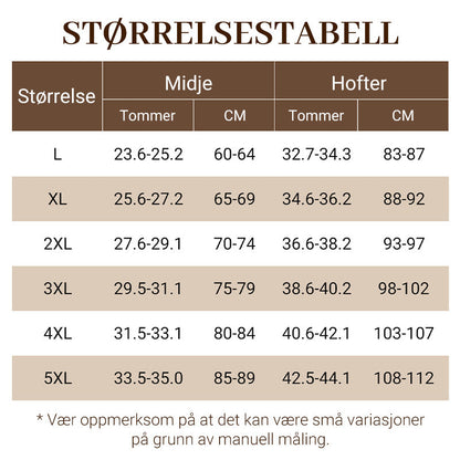 Siste dag med 50 % rabatt - Vaskbare Lekkasjesikre Truser i Store Størrelse for Kvinner L-5XL
