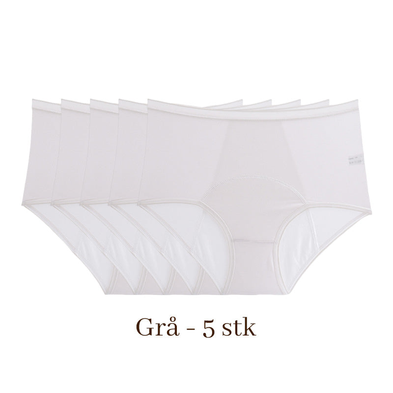 Siste dag med 50 % rabatt - Vaskbare Lekkasjesikre Truser i Store Størrelse for Kvinner L-5XL
