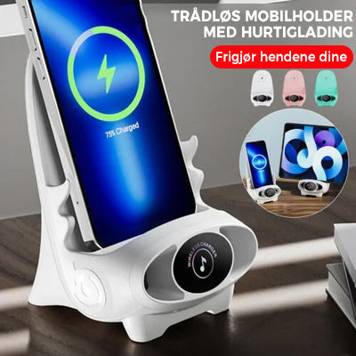 🔥På salg 50%🔥Mini Chair trådløs hurtiglader multifunksjonell telefonholder