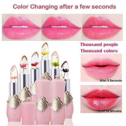 Crystal Jelly Flower Color Changing Lipstick- KJØP MER SPAR MER