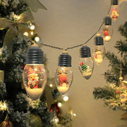 🎄Juleledede ønskekule-lyskastere med dekorasjoner