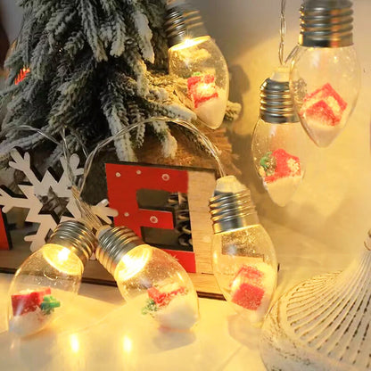 🎄Juleledede ønskekule-lyskastere med dekorasjoner