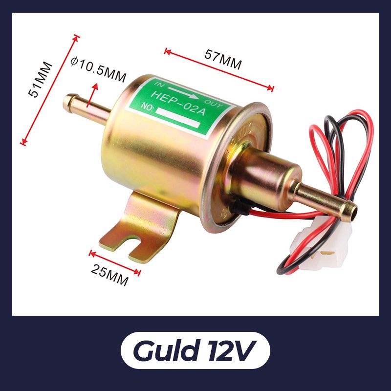 Universel Automotiv Drivstoffpumpe 12V