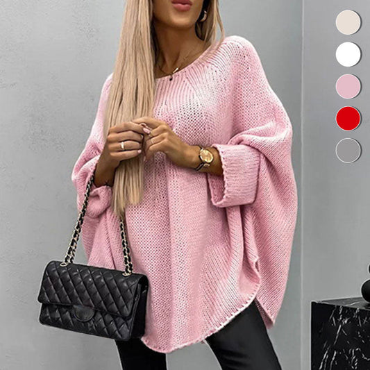 ⚡49 % rabatt⚡Elegant strikket cape-genser for kvinner