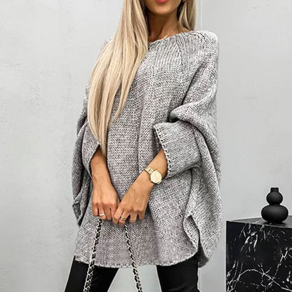 ⚡49 % rabatt⚡Elegant strikket cape-genser for kvinner