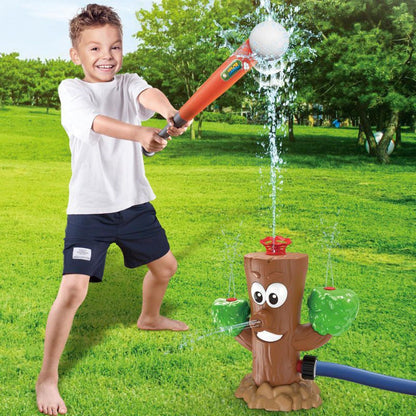 Utendørs sprinklerleketøy med baseballspill for barn