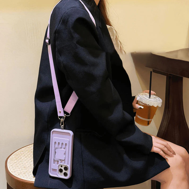 Creative Suitcase Crossbody-telefonveske