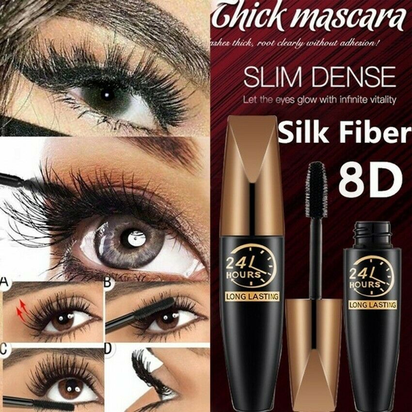 🔥Kjøp 1 få 1 gratis🔥Vanntett Silk Fibre Thick Lengthening Mascara