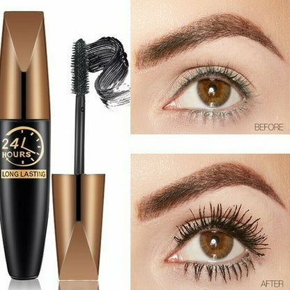 🔥Kjøp 1 få 1 gratis🔥Vanntett Silk Fibre Thick Lengthening Mascara
