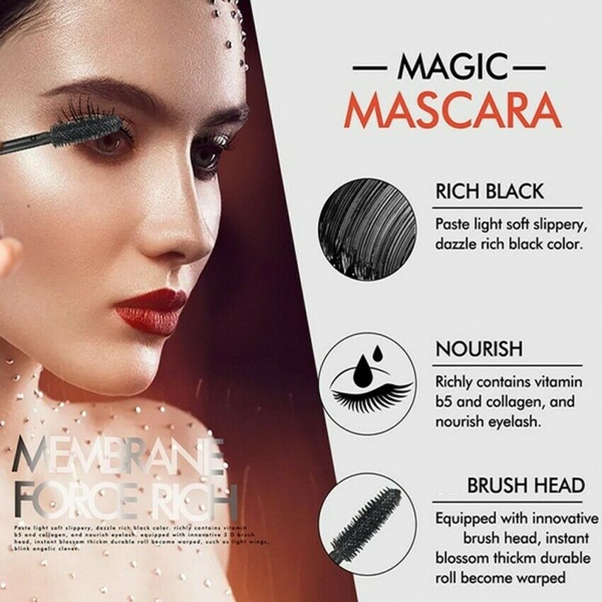 🔥Kjøp 1 få 1 gratis🔥Vanntett Silk Fibre Thick Lengthening Mascara