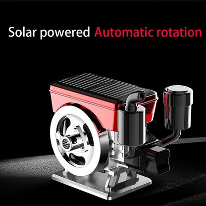 Solcelledrevet, automatisk roterende aromaterapi-diffuser for bil