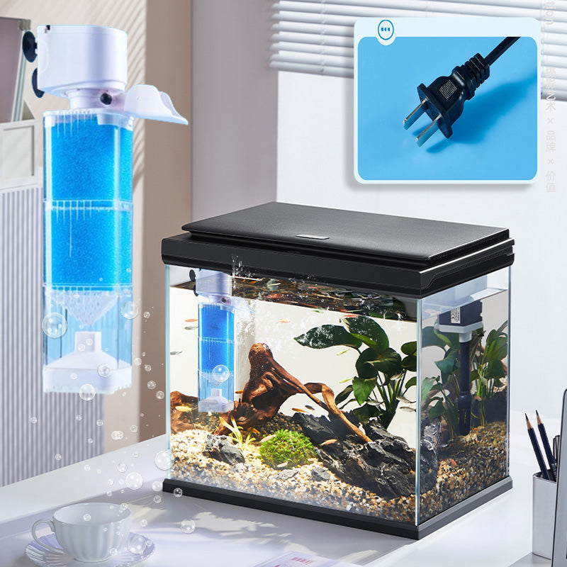Alt-i-ett innebygd fisketankfilter