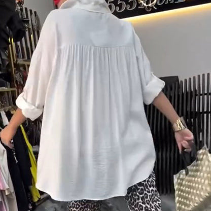 Uformelt, trendy to-delt sett med leopardmønster for kvinne