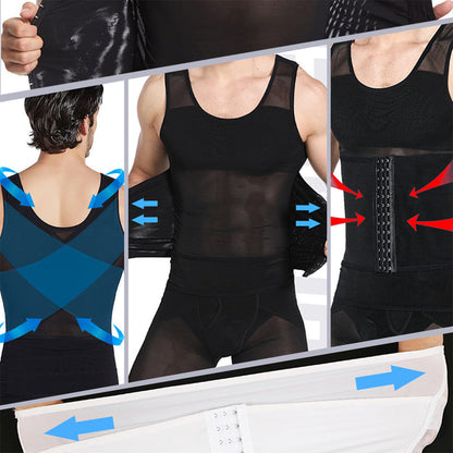 ❤️‍🔥Slimming Mesh-veske med midjeinnstramming for menn