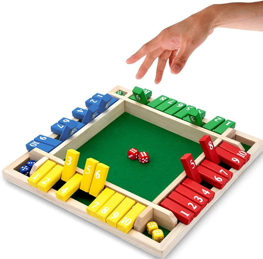 🔥MORSOMME FAMILIESPILL – Shut The Box brettspill🎲