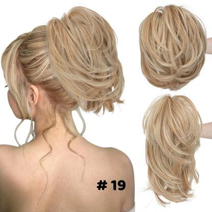 Hestehale forlengelse med klo klips for kvinner