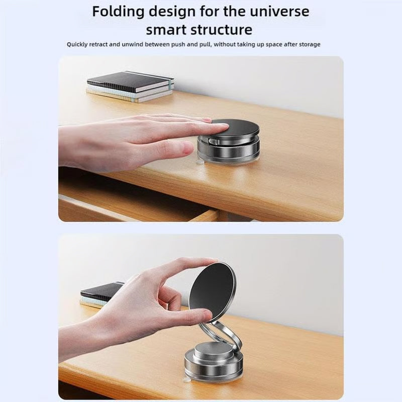 🔄360° justerbar magnetisk telefonholder med vakuum📱🚗