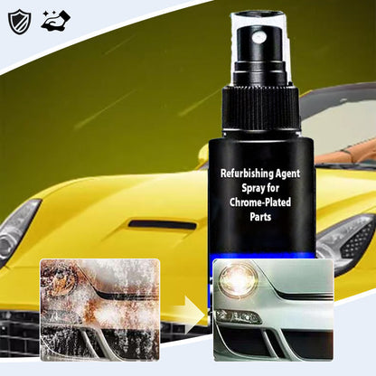 Renoveringsspray for forkrommede deler