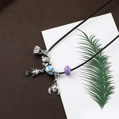 🎃👻 SISTE DAGS KAMPANJE - 50 % RABATT 💜🎁 Halloween DIY armbånd- og halskjedesett
