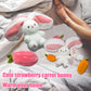 🎅Julesalg 49% AV🍓Strawberry Bunny forvandlet til liten kanin🎀 fruktdukke plysj leketøy🐰