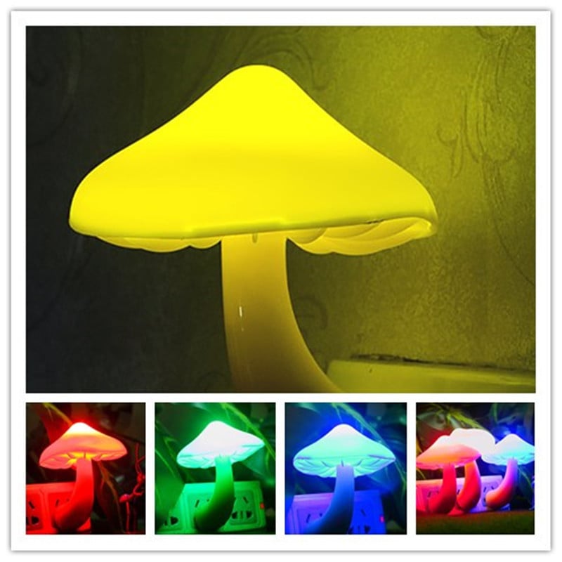 Magic Mushroom nattlampe med sensor