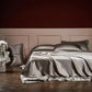 25 Momme Luxury Pure Mulberry Silk sengetøy sett med 4（1x dynetrekk + 1x laken + 2x putevar）