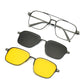3-i-1 magnetiske polariserte solbriller for menn og kvinner