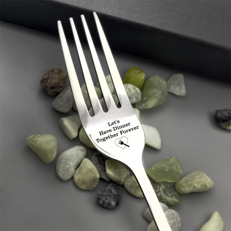 💝 Engraved Fork