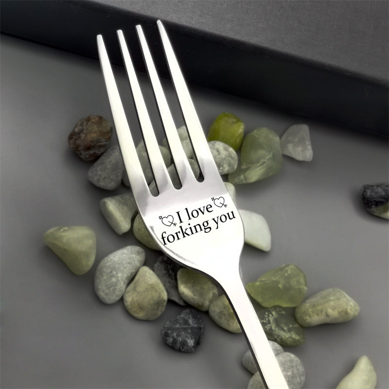 💝 Engraved Fork