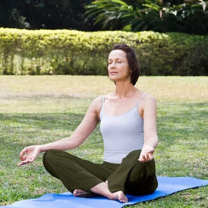 Løse og avslappede yogabukser med vide ben for kvinner