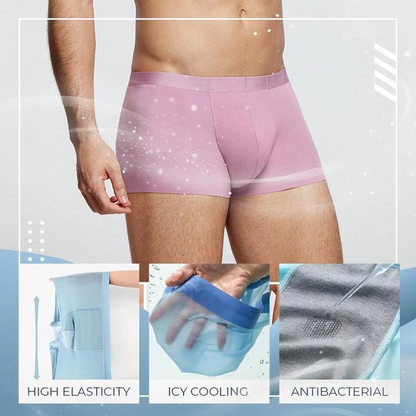 Calzoncillos bóxer de seda Ice para hombre