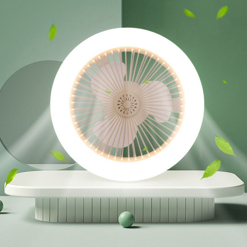 Pousbo® 2-i-1 LED-lampe med aromaterapi og ventilator