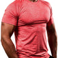 2023 ny- Hurtigtørkende, høyelastisk trenings-T-skjorte med høy elastisitet for menn, sportsklær