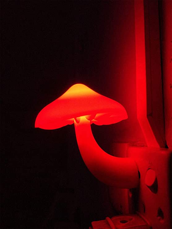 Magic Mushroom nattlampe med sensor