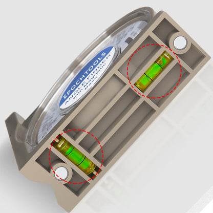Multifunksjonelt vinkelmåleinstrument - Bunn med sterk magnetisme