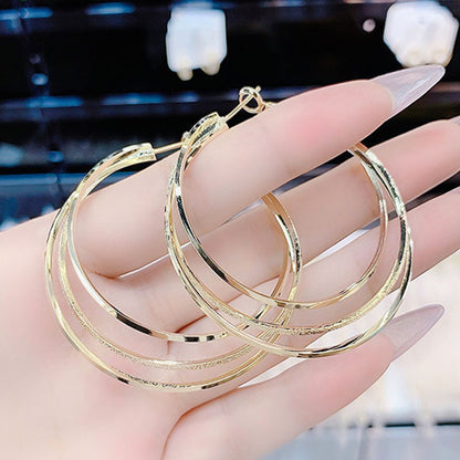 ✨Triple Hoop Diamond øreringer( 50%avslag)