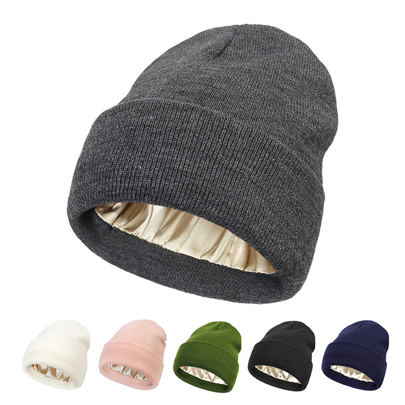 [Beste gave] Vinter Unisex myke slouchy strikkehatter