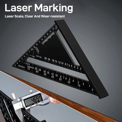 Tri-square Line Scriber Saw Guide For Carpenter (trekvadratlinje)