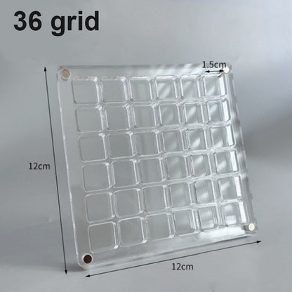 Transparent magnetisk oppbevaringsboks i akryl