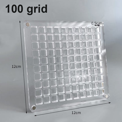 Transparent magnetisk oppbevaringsboks i akryl